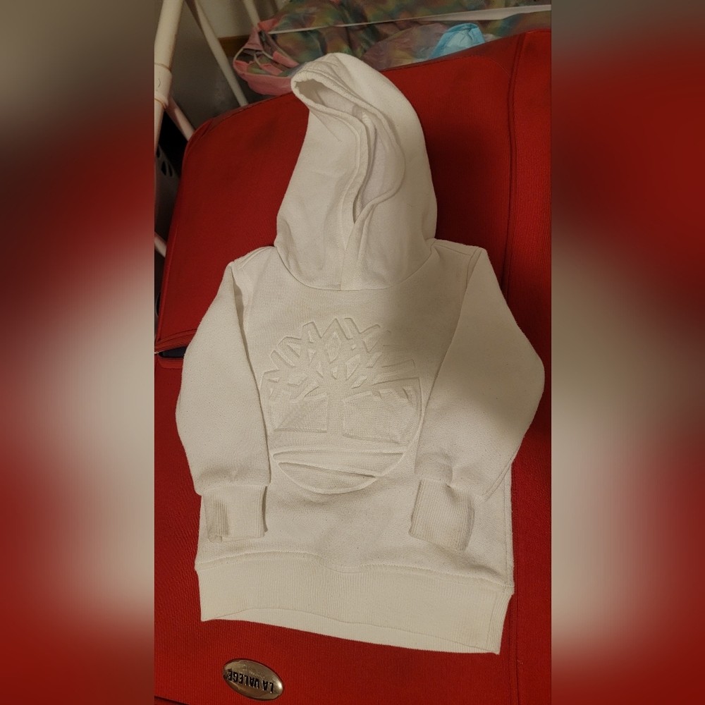 Timberland Kids White Hoodie